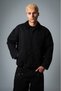 Black Boxy Men's Worker Jacket - 4