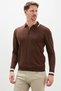 Half-Zip Striped Polo Collar Knit Sweater - 2