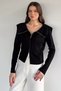 Gülseli Women's Baby Collar Zippered Knitwear Blouse - 3