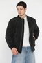 Men's Double Pocket Quilted Coat with Inner Lining - 3