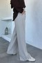 Pleated Belt Accessory Hijab Fabric Pants - 4