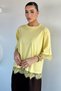 Gülseli Women's Crew Neck Lace Detailed T-Shirt - 3