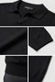 Men's Polo Neck Lycra Knitwear T-Shirt - 3