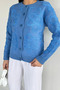 Floral Patterned Knitwear Jacket (Available in S, M, L, XL) - 4