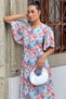 Gülseli Women's Patterned Short Sleeve Dress - 7