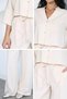 Crop Shirt Pants Double Set - 6
