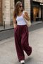 Gülseli Women's Elastic Waist Palazzo Sweatpants - 6