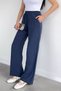 Women's Elastic Waist High Waist Palazzo Pants - 3