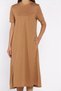 Crew Neck Short Sleeve Dress with Pocket Detail - 7