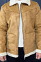 Suede Fur Lined Men's Coat - 4