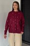 Women's Heart Embroidered Knitwear Cardigan (Available in S-M-L) - 4