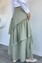 Elastic inner lined voile hijab skirt - 4