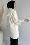 Gülseli Hooded Double Pocket Front Zipper Hijab Knitwear Cardigan - 4