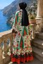 Women's Front Button Detailed Patterned Hijab Dress - 3