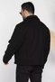 Men's Cashmere Coat with Front Snap Buttons - 3