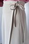 Kiloş Scuba Hijab Skirt with Waist Tie Detail - 5