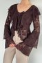 Women's Athlete Combination Front Tie Laced Blouse - 8