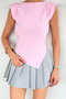 Women's Shoulder Pad Blouse - 3