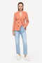 Pointed Collar Double-Breasted Lined Jacket - 3
