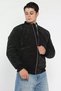 Men's Double Pocket Quilted Coat with Inner Lining - 2