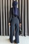 Women's High Waist Velcro Wide Leg Palazzo Hijab Pants - 4