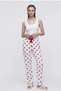 Milan Big Heart Printed Pajama Pants