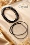 10Pcs Black String Bracelet Set Black Luck Bracelet Couple Bracelet Friendship Bracelet Adjustable Unisex Women Men Minimalist Bracelet