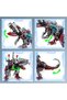 2IN1 Jurassic Mechanical Indominus Rex Dinosaur World Model Building Blocks City Fighter Dino Park B - 3