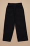 100% Cotton Elastic Waist Stone Heart Embroidered Girls' Trousers - 4