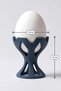 Luna Poached Egg Cups Set of 3 – Navy Blue Egg Cups, Breakfast Presentation - 3