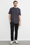 Striped Sweatpants with Tie-Up Waist