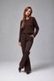 Women's Stone Embroidered Soft Textured Sweater
