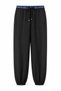 Black Plaid Detailed Shalwar Trousers - 7