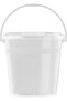DX 20L Round Plastic Bucket with Handle & Lid - 2