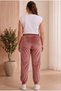 Soft Textured Velvet Trousers Plus Size - 2