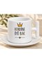 Stylish Coffee Cup with Crown Detail and'Take Care of Yourself' Written