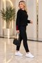 Women's Beard Plush Soft Textured Heart Embroidery Embroidered Sweater - 2