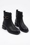Demas Women's Daily Boots with Side Buckle Black Emerald - 8