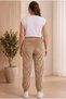 Soft Textured Velvet Trousers Plus Size - 2