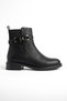 Demas Women's Daily Boots with Side Buckle Black Emerald - 4