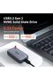 قرص صلب خارجي محمول بسعة 2 تيرابايت من نوع SSD مع منفذ USB C بسرعة تصل إلى 1050 ميجابايت/ثانية - 2