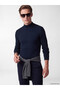 Ozmarka New Season Petrol Turtleneck Men's Knitwear Sweater