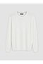 Peak New Season White Crew Neck Men's Knit Sweater