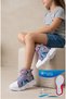 ® |   Trendy Hi 5-10 Years Old Girls' Comfort Faylon Memory Flex Foam Sole Sneaker Daily Sports Shoes - 3