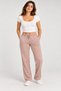 Women's Powder 100% Cotton Solid Color Sweatpants