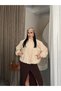 Women's Lycra Dabl Fabric Oversized Jacket with Collar Tie