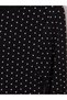 Peak New Season Black Crew Neck Polka Dot Blouse - 3