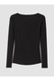 Peak New Season Black Crew Neck Polka Dot Blouse - 2