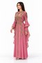 Women's Long Caftan with Embellishment Detailing - 3