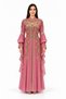 Women's Long Caftan with Embellishment Detailing